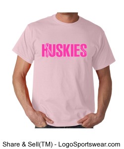 Huskies Breast Cancer Lt.Pink Design Zoom